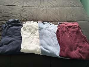 Lot of 4 Tommy Hilfiger Men's Crewneck Sweaters